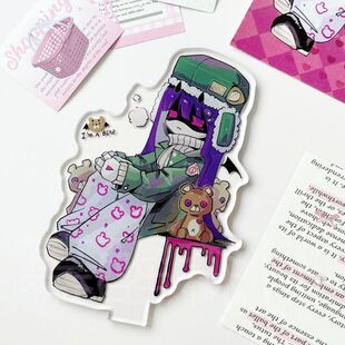 【幕醒森林】无机杀手Doll周边吧唧徽章钥匙扣挂件明信片画师授权