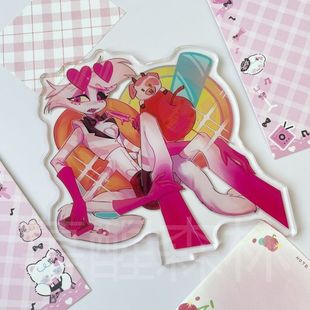 【幕醒森林】地狱客栈周边阿拉斯托AD亚当vox 吧唧徽章钥匙扣立牌