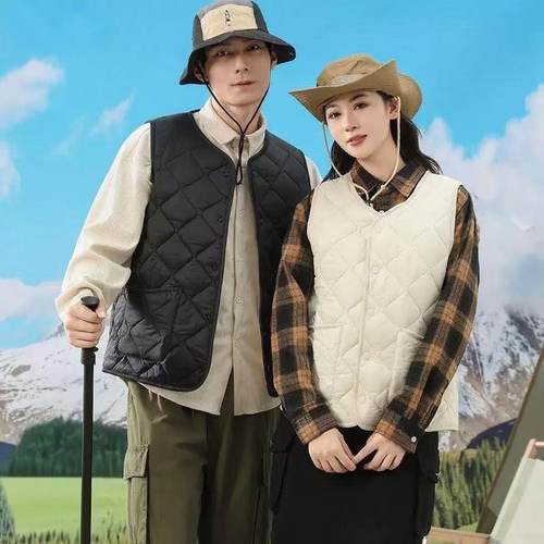 2025新款棉马甲男女款秋冬防风