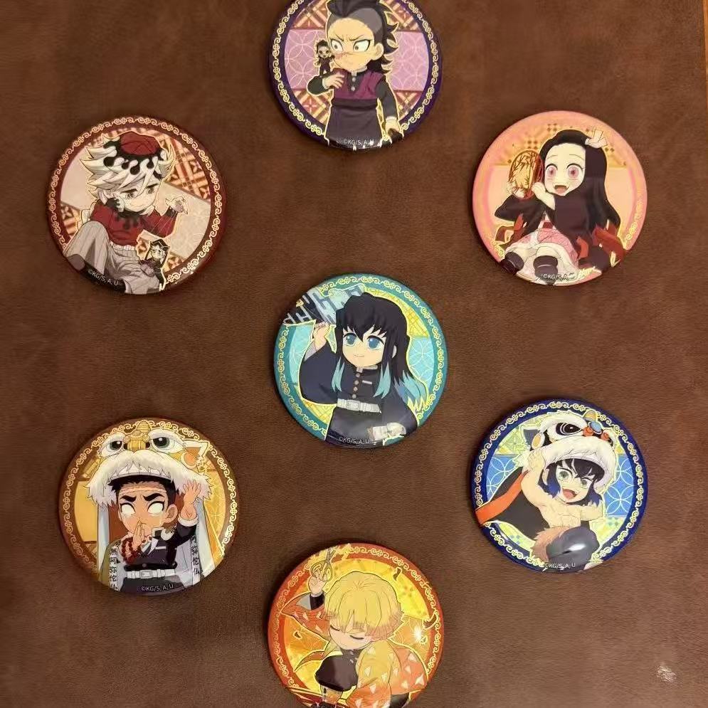 日谷鬼灭之刃周边非遗金边吧唧