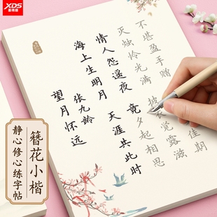 静心修心练字帖簪花小楷修身养性成人楷书女士静心女生字体漂亮大气成年速成反复使用描红字帖手抄本写字本贴