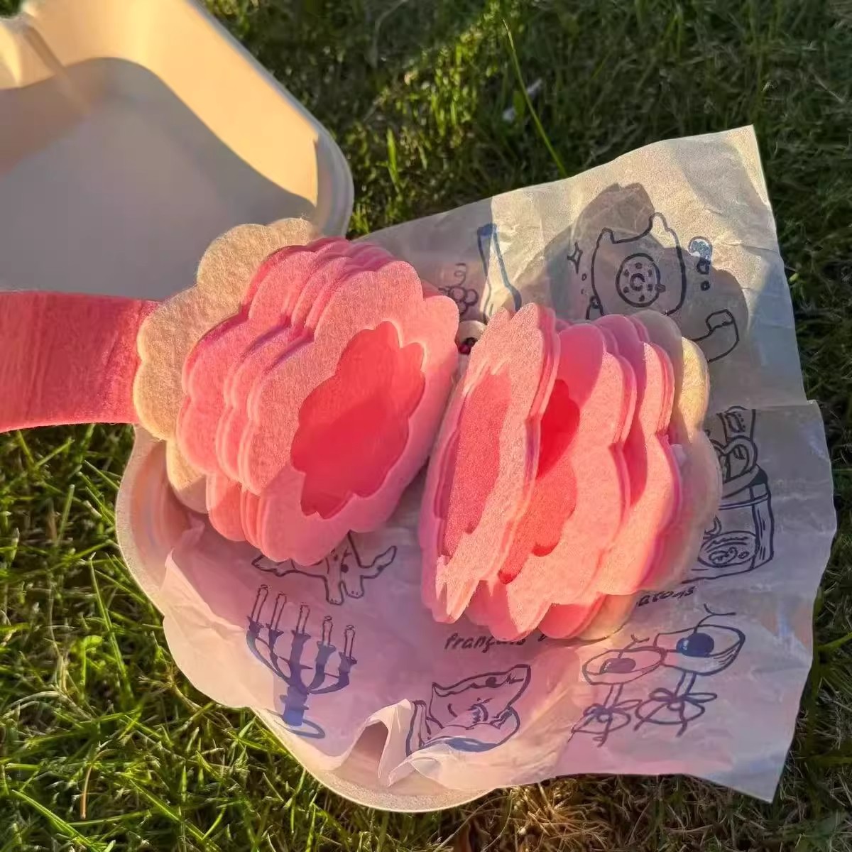 创意中秋节月饼不织布相册高颜值学生DIY材料包照片收纳册送朋友