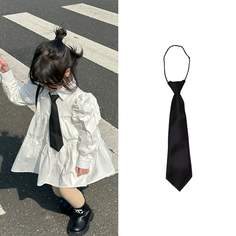 儿童领带小孩英伦男女学