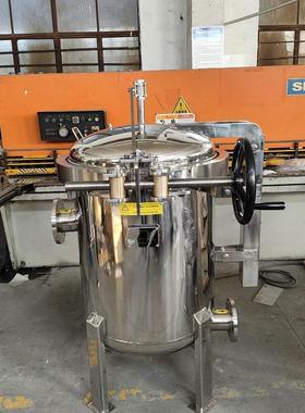 供应DSCK6袋式过滤器不锈钢快开多袋式镜面抛光带助力臂过滤机