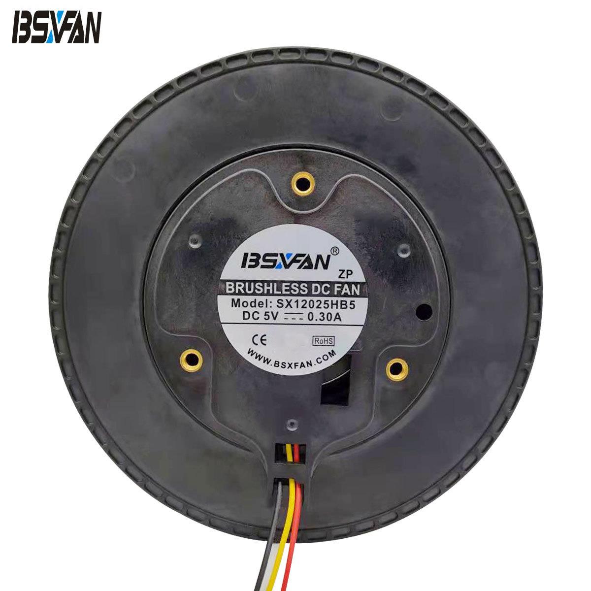 12025离心风机5V12V防水双滚珠净化器5G基站服务器散热风扇