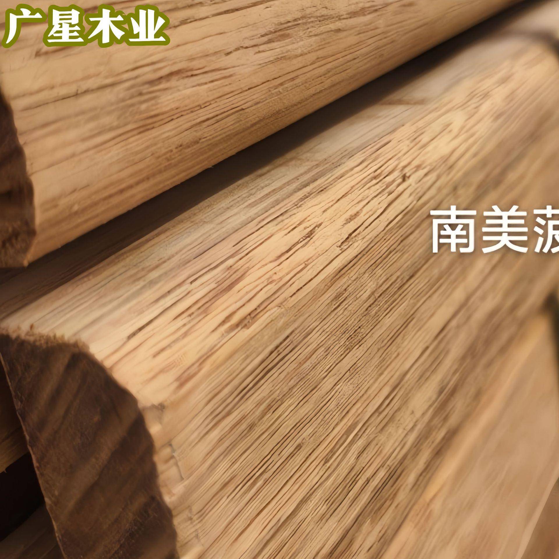 室外南美柚木原木实木庭院板材园林古建工程木材户外木板厂家