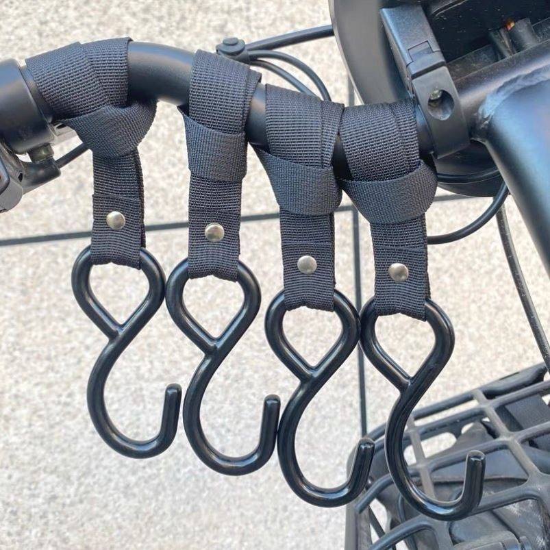 新款通用不锈钢电动车挂钩前置通用电瓶自行车摩托车头盔外卖专用