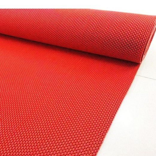 浴室大面积防滑垫地垫塑料垫卫生间隔水垫镂空厕所厨房红地毯整卷