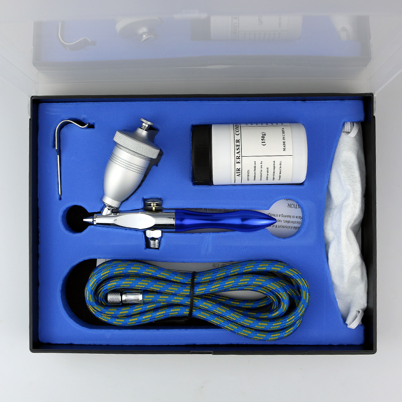 迷你喷笔喷砂笔金属蚀刻玻璃雕刻刻花模糊工艺0.5mm金属杯清洗枪