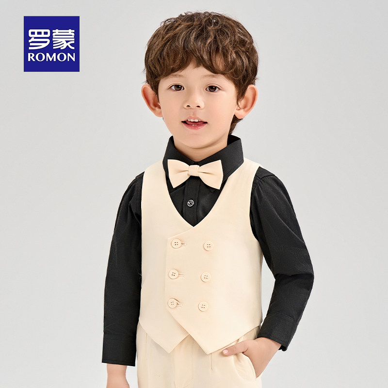 罗蒙儿童西装套装男童小西服男宝周岁礼服生日花童主持人演出服春,童装/婴儿装/亲子装,西服/小西装,淘宝优惠券,粉丝福利购,淘宝优惠卷