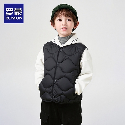 罗蒙羽绒马甲校服神器内穿