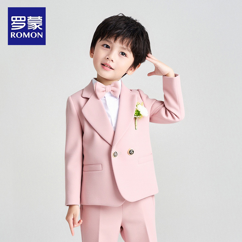 罗蒙钢琴演出服男童西装套装