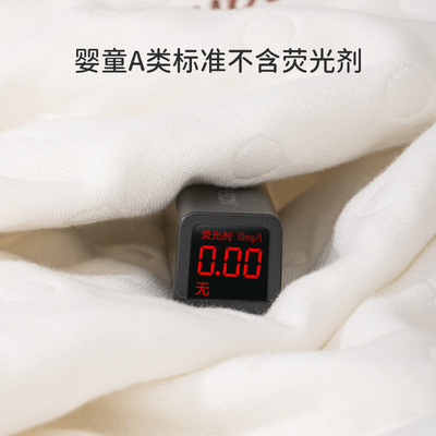 婴儿纯棉纱布浴巾儿童宝宝斗篷连帽干发柔软吸水新生儿洗澡浴袍