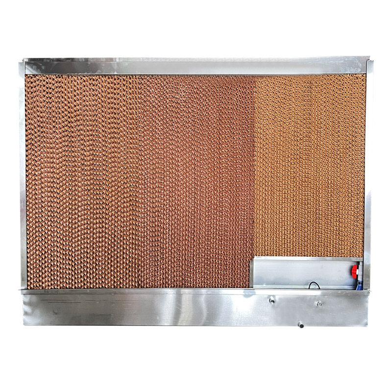 定制不锈钢水帘墙大棚流水内循环降温系统湿帘墙水帘风机养殖场