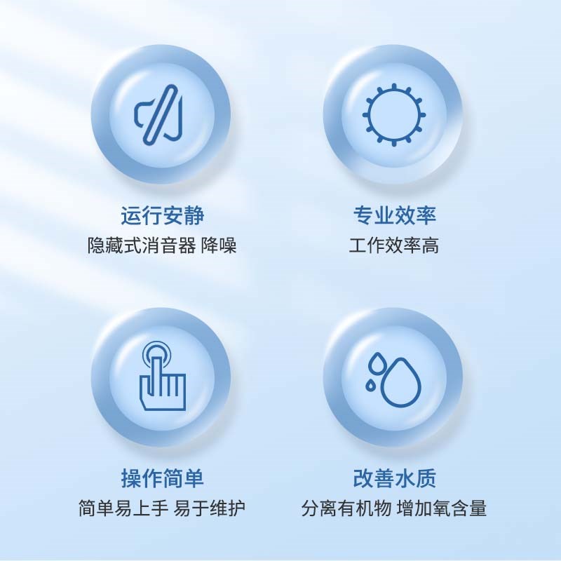 红海星蛋分sq70plus新款海水心脏化氮器 SQ7090背滤小缸海缸过滤