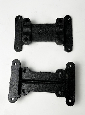 上下把座子四孔铸铁工程电动大小骑兵拉灰车把方向配件