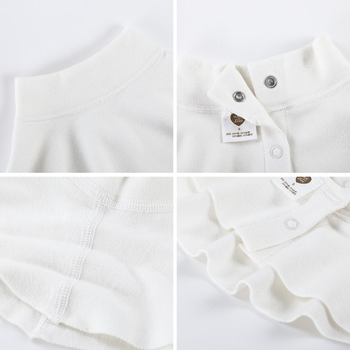 德绒婴儿童半高领假领子秋冬季宝宝防风围脖护颈保暖百搭装饰衣领