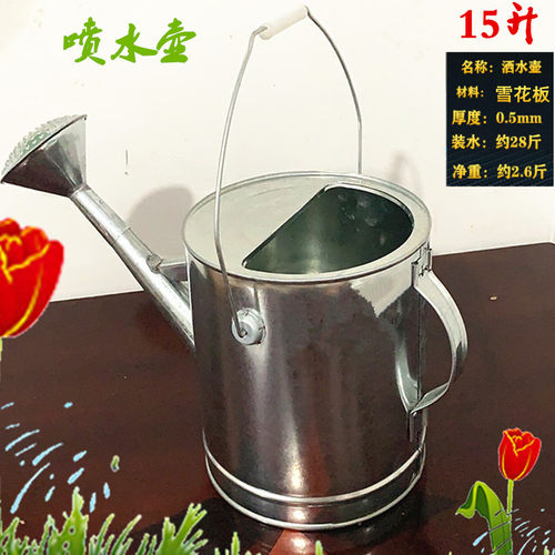 洒水壶大容量家用浇花壶农用浇菜水壶汽车鸭嘴型加水壶长嘴加油壶