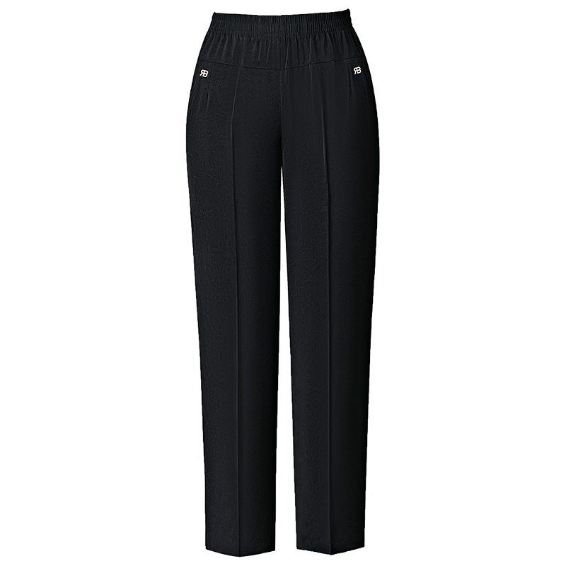 妈妈夏装宽松休闲直筒九分裤60岁中老年人女裤女夏季高腰大码裤子