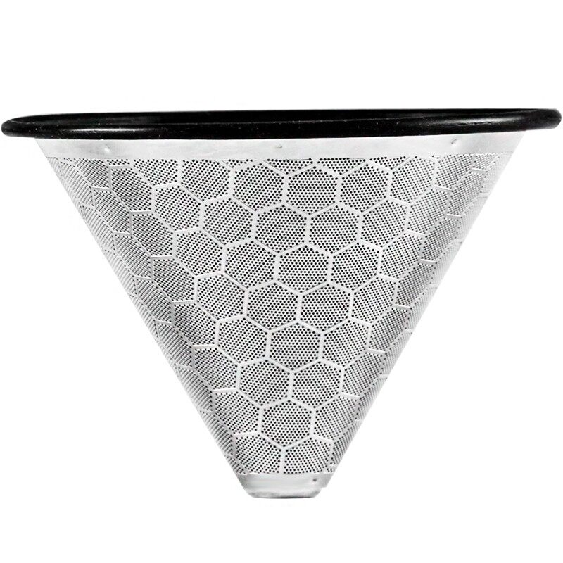 远岸咖啡过滤网 不锈钢手冲咖啡滴漏式壶免滤纸 过滤杯