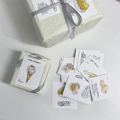 雪梨纸包装纸小卡出卡打包材料手账贴纸包装彩色花束内衬手工礼盒