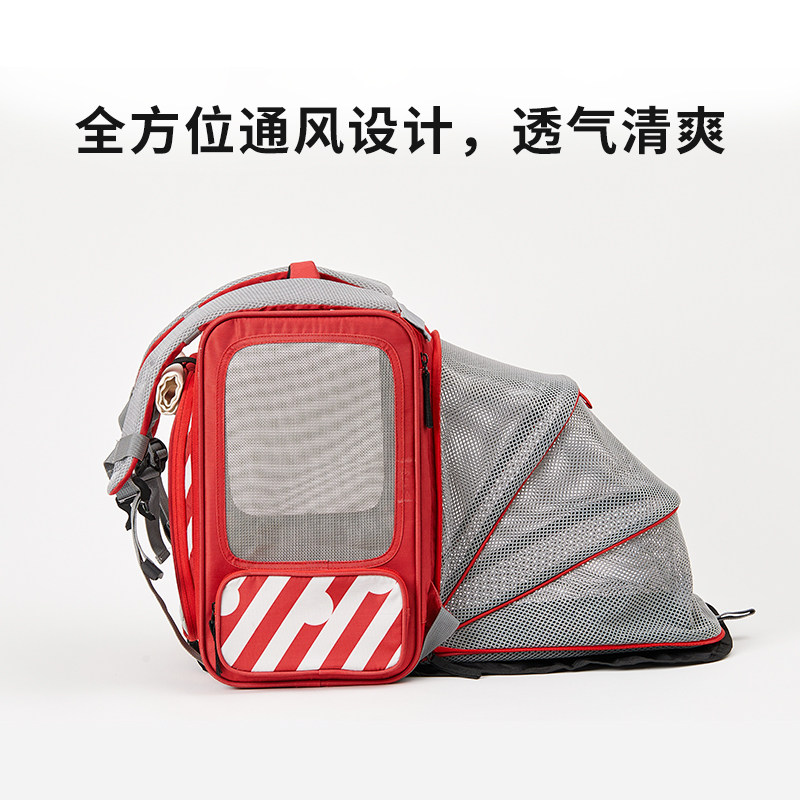 小佩xZONE宠物背包猫包外出便携太空舱大容量双肩宠物狗猫背包