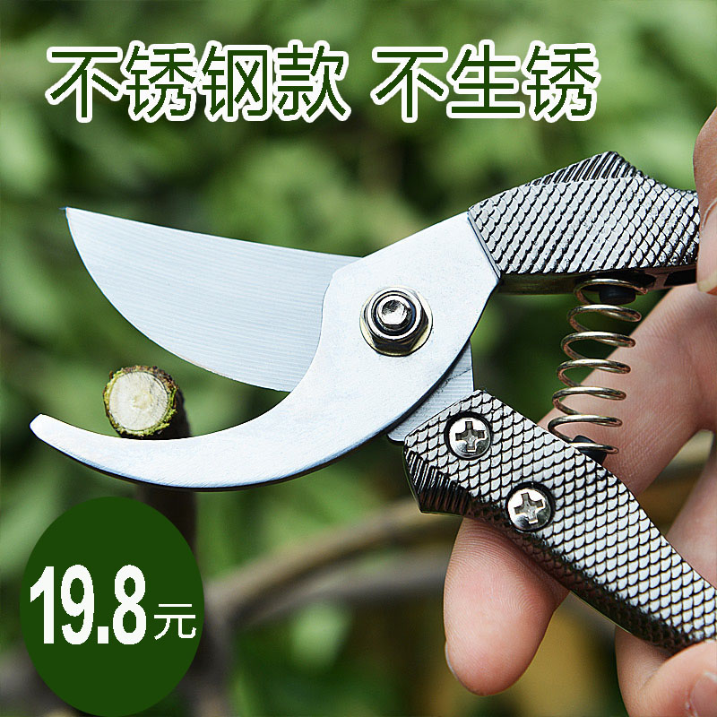 包邮绿畅修枝剪园艺剪刀整枝花枝剪树枝摘果剪园林工具粗枝花木