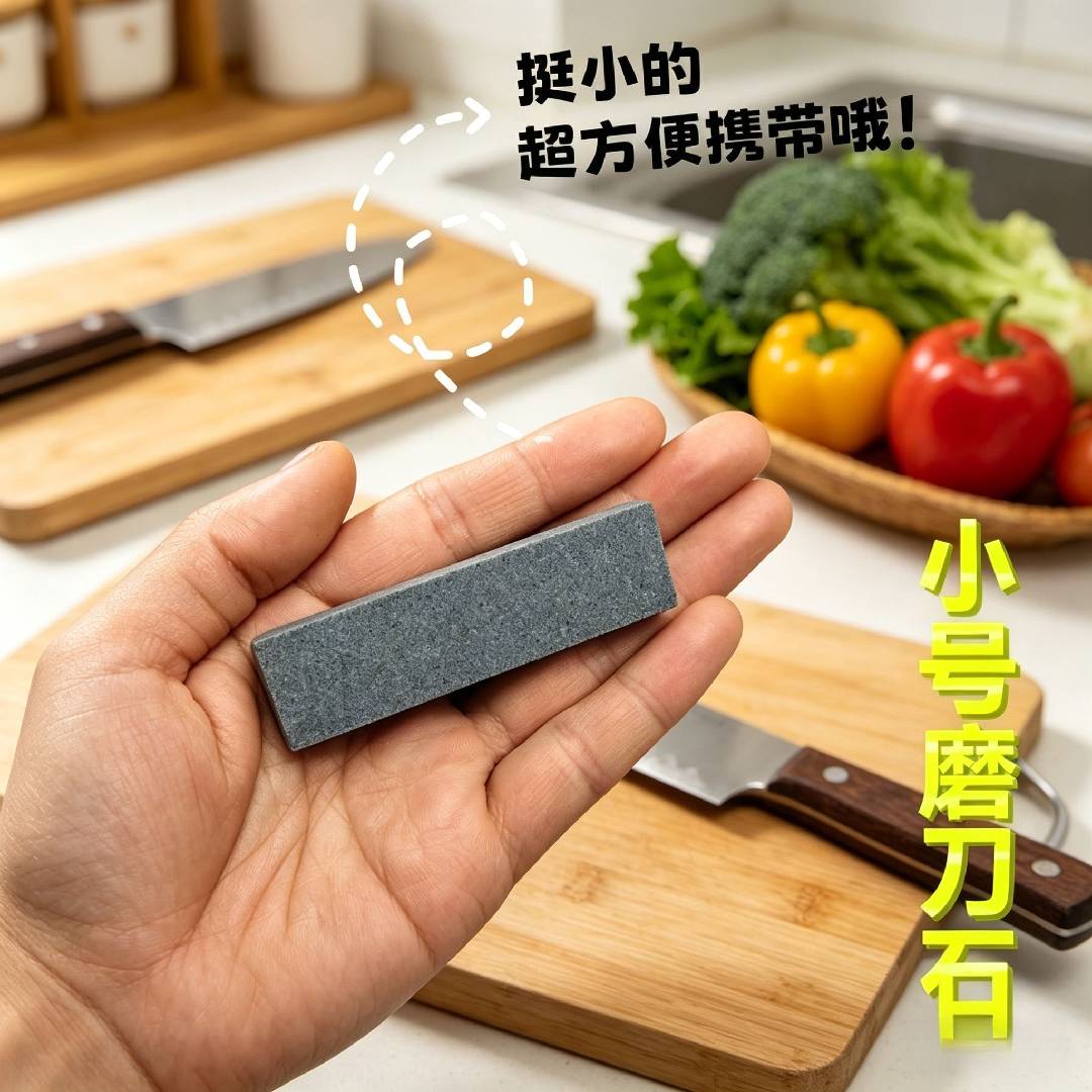 家用磨石便携神器打磨工业厨师木工磨剪刀随身刀具户外小号磨刀石图片