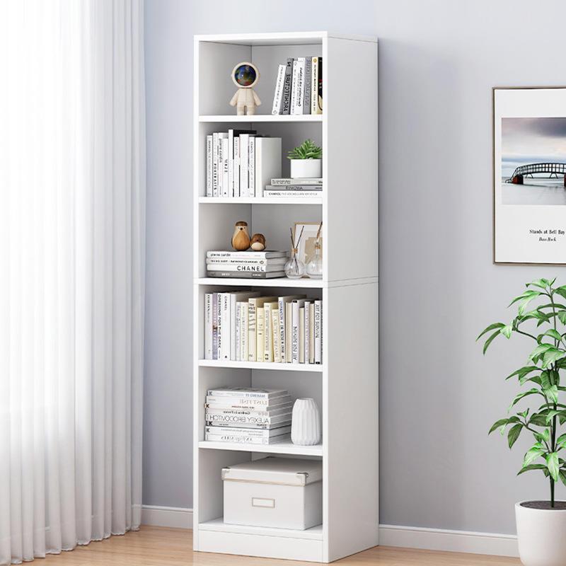 书柜落地简易家用小型卧室客厅柜子窄缝小书柜靠墙转角收纳置物架