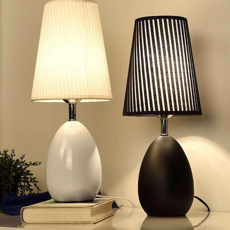 北欧风简约创意家用浪漫温馨触摸可调光卧室床头柜小台灯