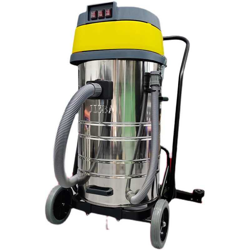 洁霸80L后扒式商用吸尘器满水自停物业保洁手推式大功率吸尘器
