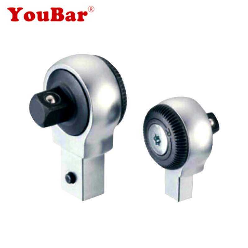 YouBar优霸扭矩方头棘轮插件 扭力扳手头 插入式开口扭力棘轮插头