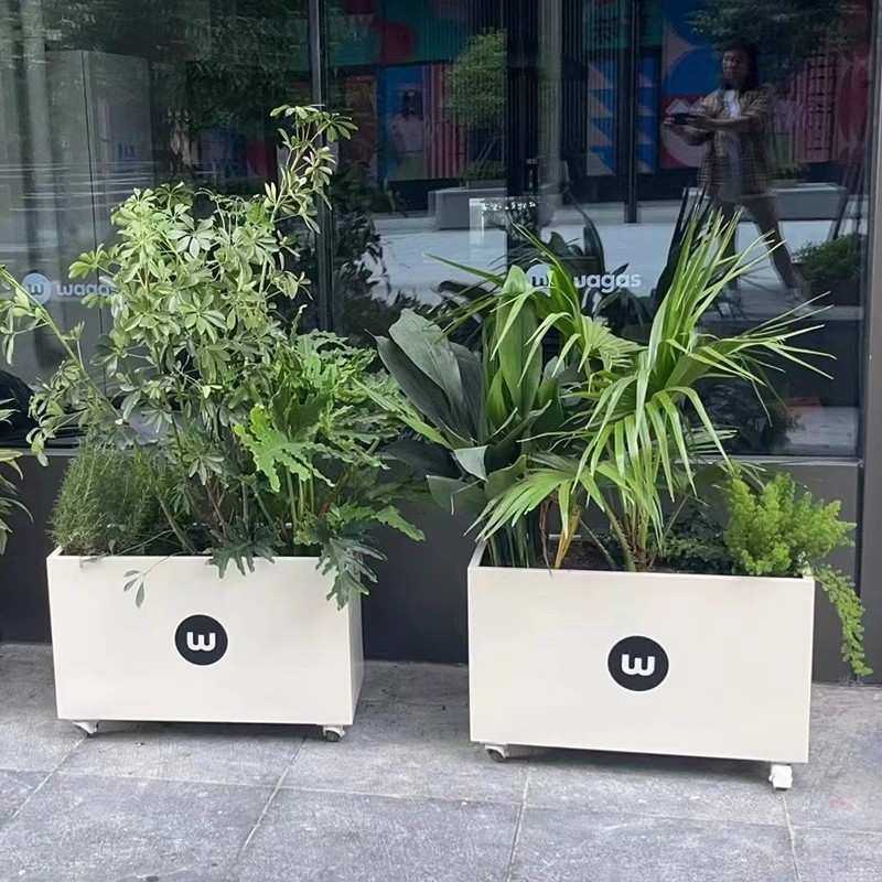 铁艺户外花箱绿化花坛带万向轮奶茶店咖啡厅外摆隔断移动花槽,模玩/动漫/周边/娃圈三坑/桌游,模型制作工具/辅料耗材,淘宝优惠券,粉丝福利购,淘宝优惠卷