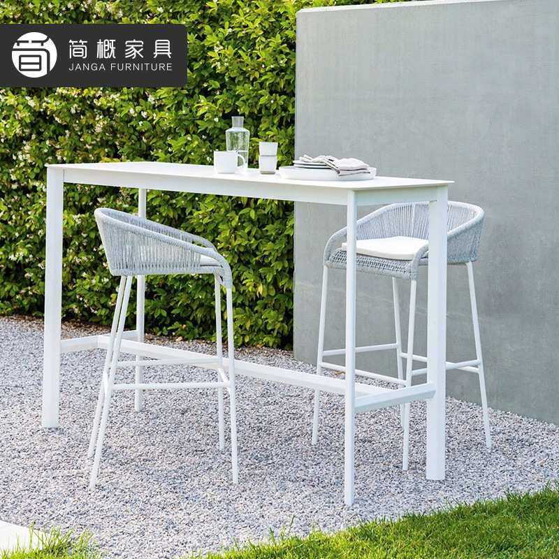 户外别墅庭院吧台桌椅组合露台藤编靠背高脚凳咖啡店防水防晒吧椅,模玩/动漫/周边/娃圈三坑/桌游,模型制作工具/辅料耗材,淘宝优惠券,粉丝福利购,淘宝优惠卷