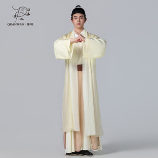 荃婉新款诗酒人生古装交领男女款超仙广袖演出服可定制