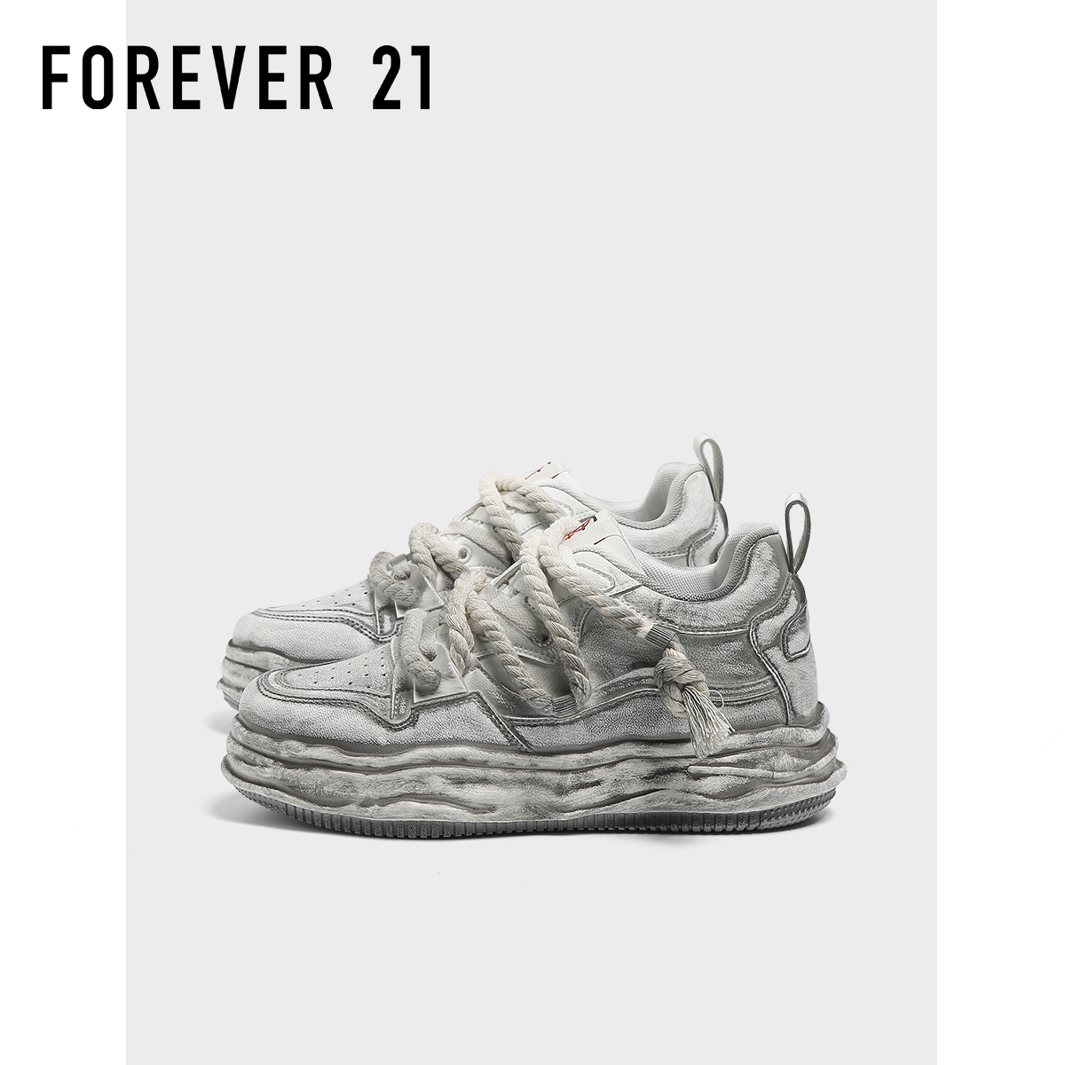 F21超厚底板鞋男款2025新款