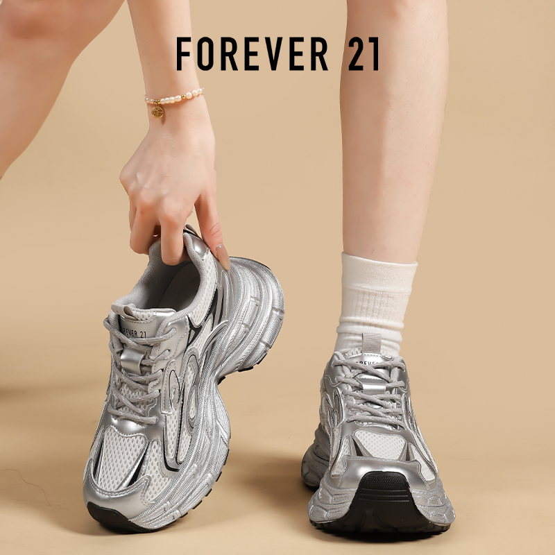 F21老爹鞋女2025新款增高软厚底