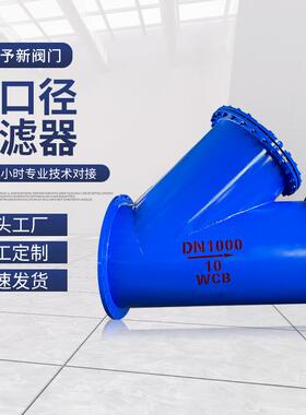 大口径Y型过滤器GL41H-10C-16C-25C可加排污口DN450--DN1000