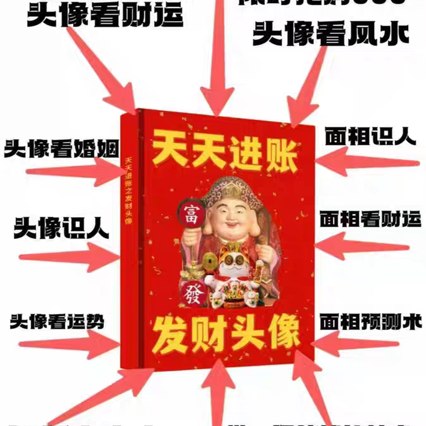 正版天天进账发财头像书籍+课程
