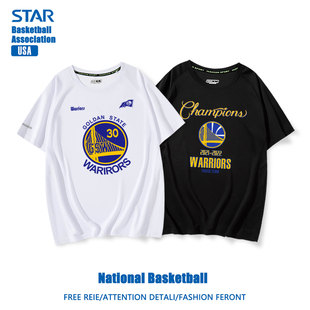 勇士队经典库里巴特勒美式篮球服网眼球衣速干运动宽松短袖T恤男