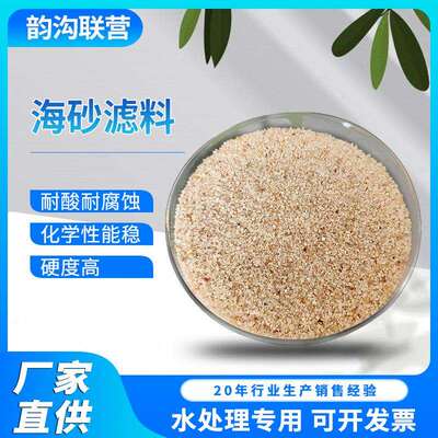 粗砾细砾海砂污水水处理过滤砂海沙河砂颗粒填充水处理海砂滤料