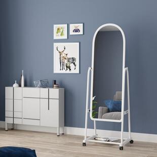 子简约服装店镜子可移动现代穿衣镜立体卧榕大落地镜全身镜试衣镜