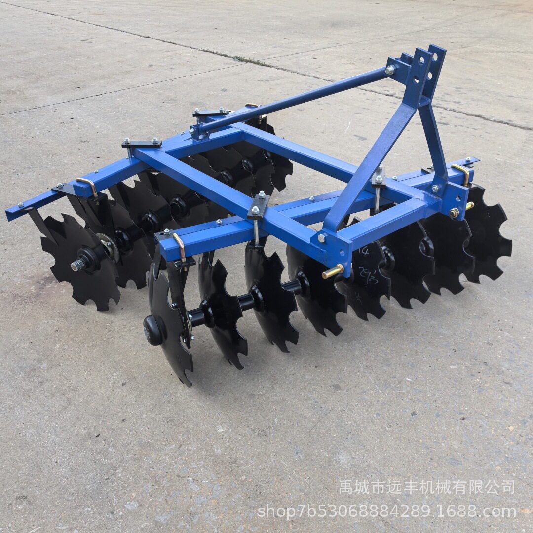 小型悬挂式圆盘耙 14片16片18片20片的缺口圆盘耙 耕地碎土灭茬耙