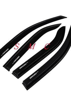 FORTUNER晴雨挡适用2008-2014年奔跑者雨眉穿越者雨挡挡雨板黑色