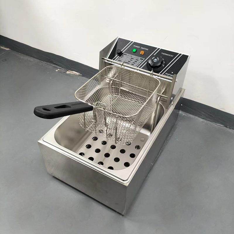 富祺商用油炸锅大容量不锈钢机身炸油条鸡排薯条炸鸡多功能电炸炉