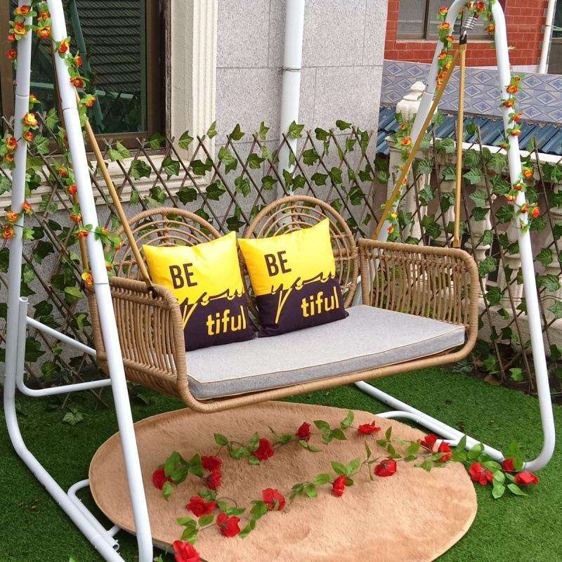 阳台吊椅室内秋千室外双人网红休闲户外摇篮吊床庭室内秋千室外