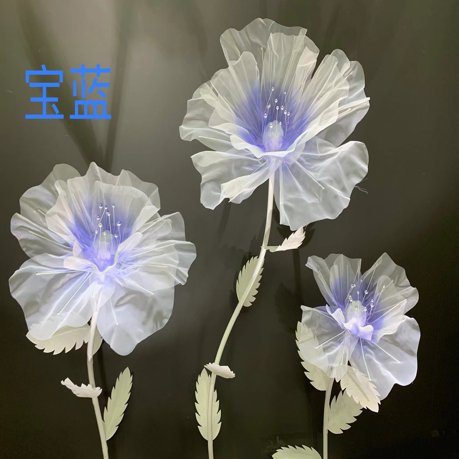 梦幻花三件套玫瑰楼兰玫瑰仿真花纸花婚礼花dreamyflower