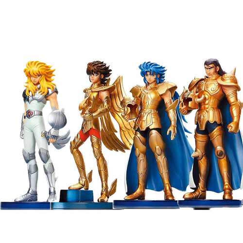 万代 圣斗士星矢 星矢 冰河 撒加 卡妙 阿鲁迪巴 雕像 盒蛋