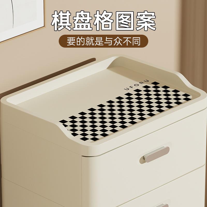 SI6K抽屉式收纳柜客厅多层塑料置物柜五斗柜储物柜落地立柜卧室床