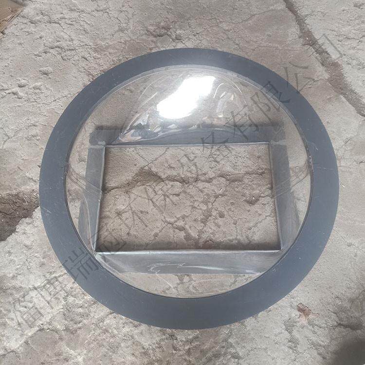 风管连接件PP软连接方转圆耐酸碱透明软连接天圆地方风机配件